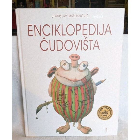 Lithuanian Encyclopedia Of Monsters Marijanovic Hardcover Language Picture Book - Picture 16 of 16